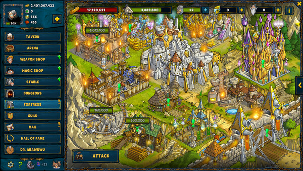 Shakes and Fidget screenshot