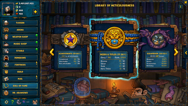 Shakes and Fidget screenshot