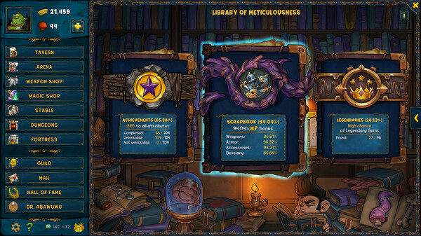 Shakes and Fidget Screenshot