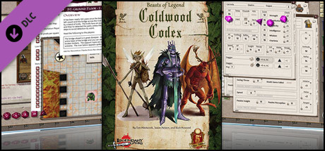 Fantasy Grounds - 5E: Beasts of Legend - Coldwood Codex Header Image
