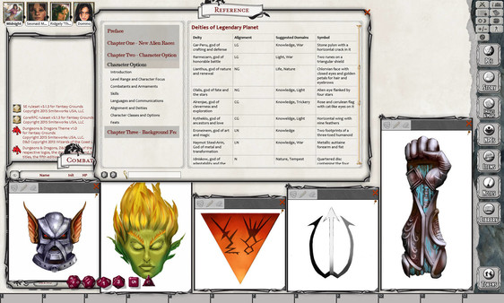 Fantasy Grounds - 5E: Legendary Planet Player's Guide