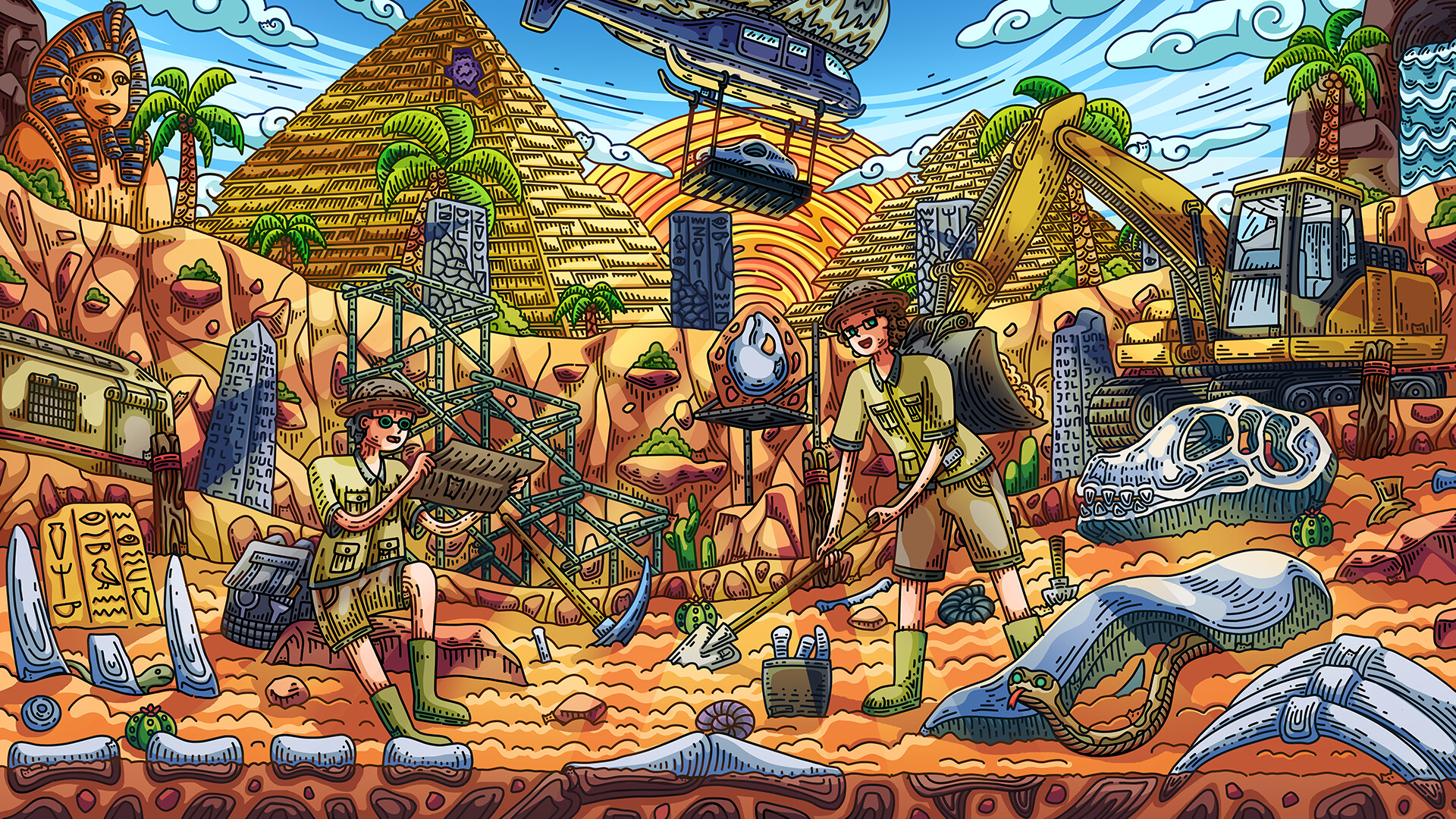 100 Archeology Cats screenshot #1