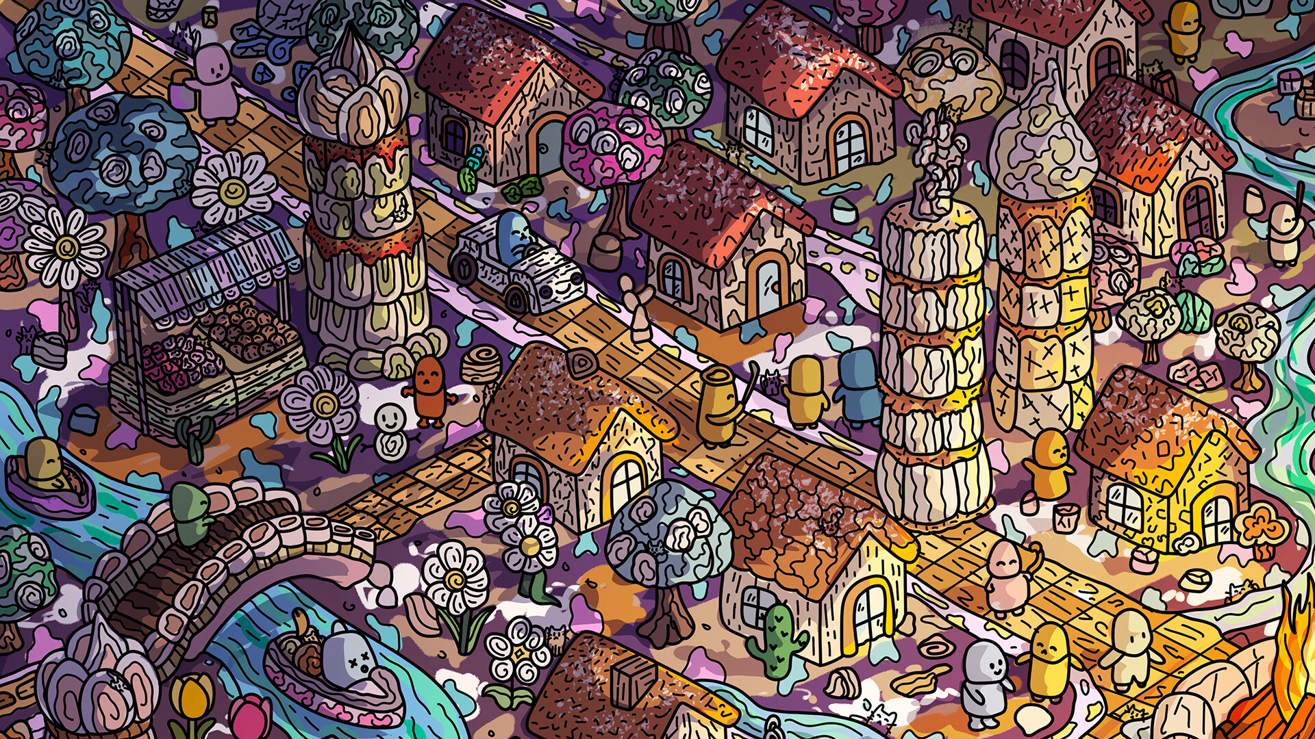 100 Marshmallow Cats screenshot #2