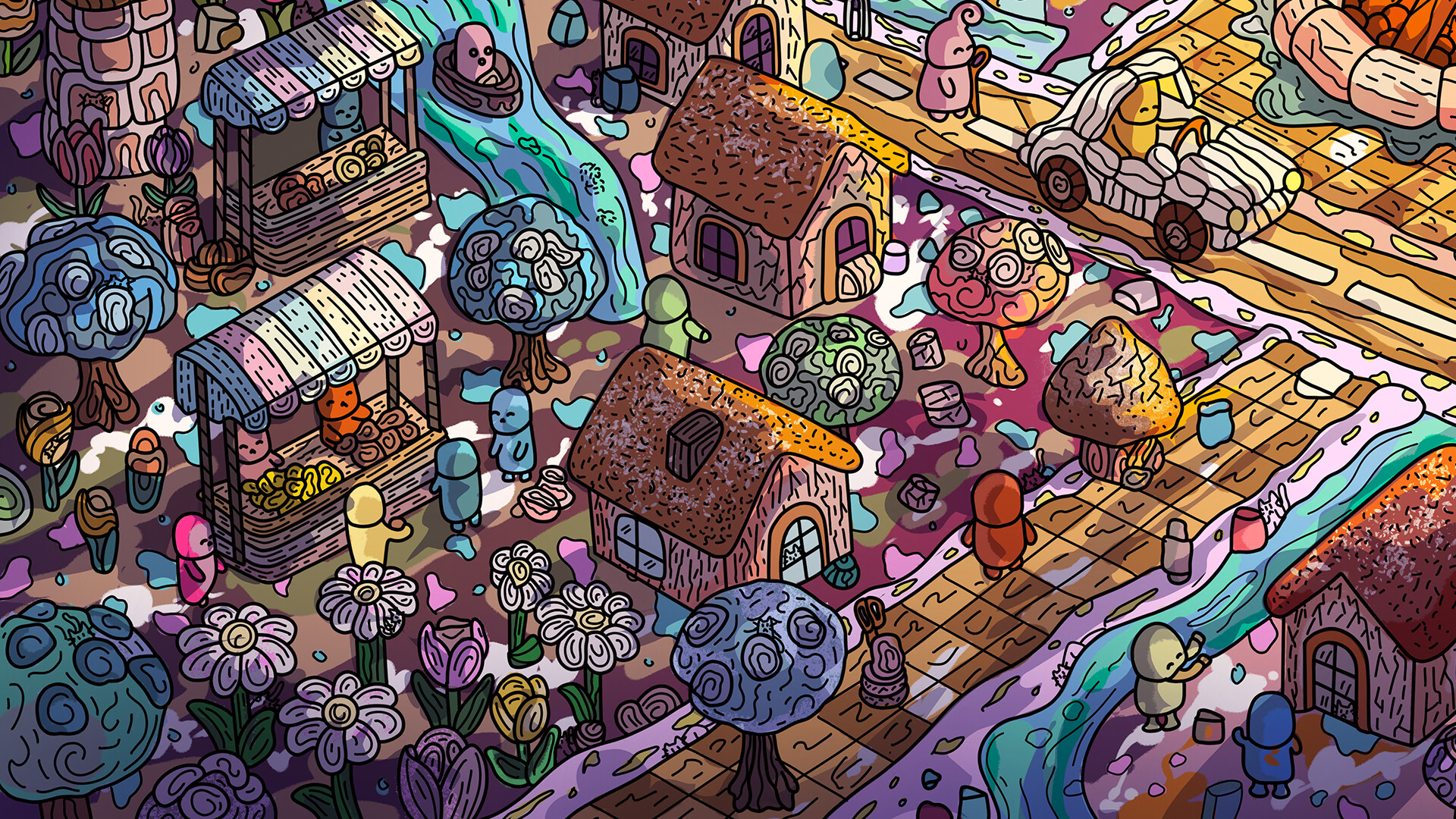 100 Marshmallow Cats screenshot #3