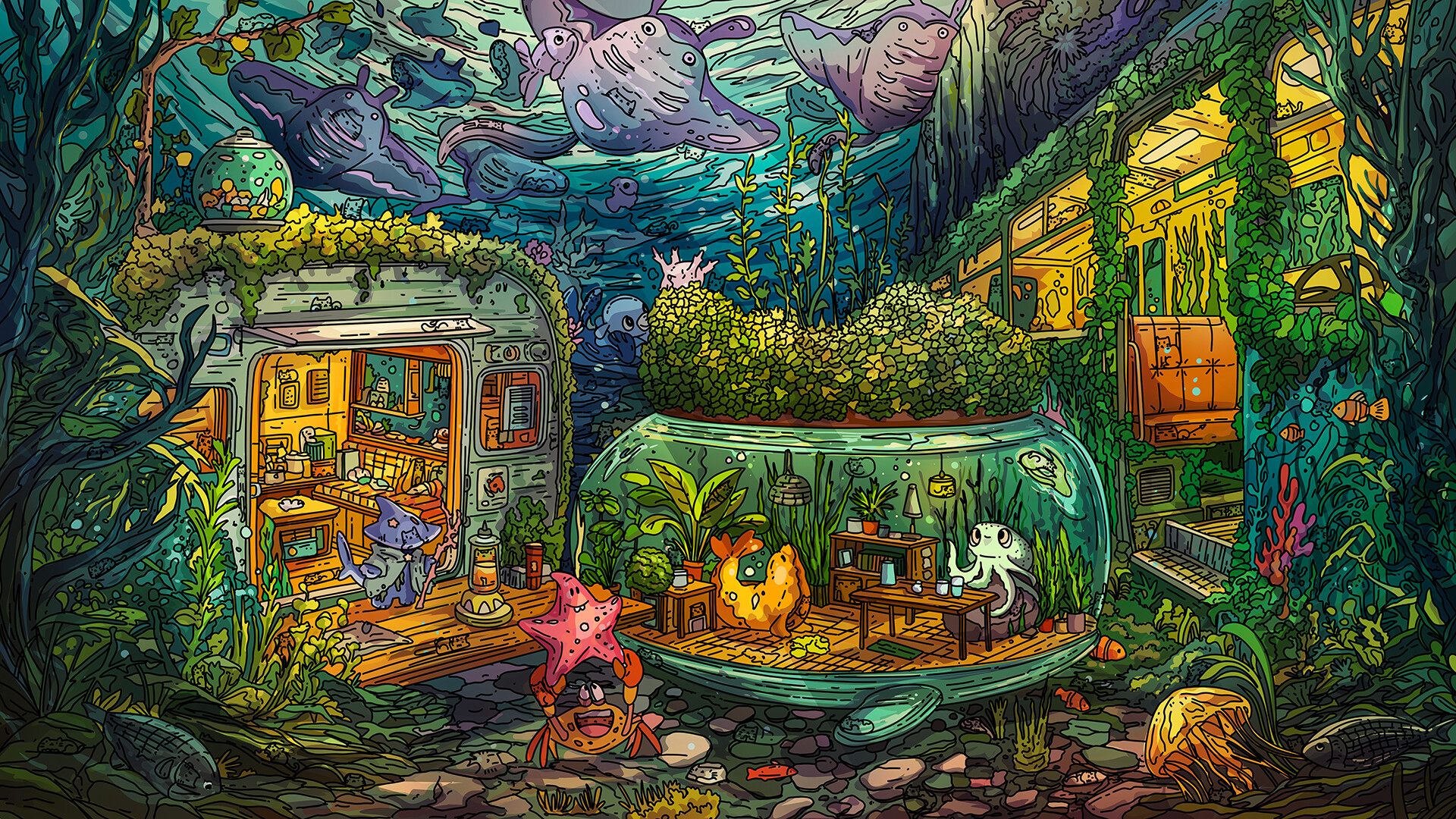 100 Undersea Cats screenshot #1