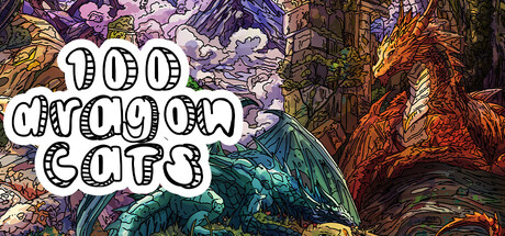 100 Dragon Cats Banner