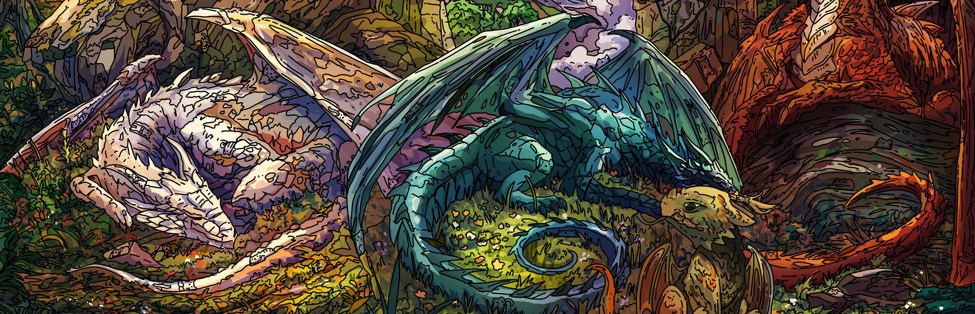 100 Dragon Cats