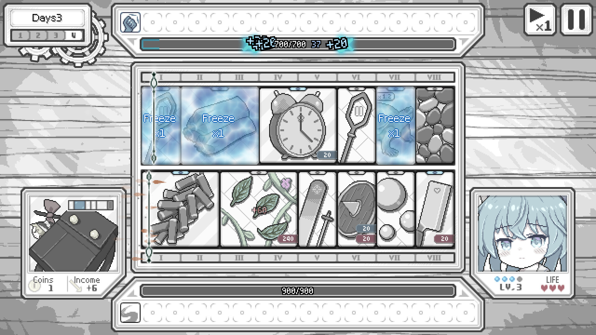 Touhou Witch's Night Market - Cirno's Snow Adventure screenshot 1