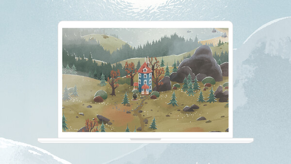 Moomintroll: Winter's Warmth - Screensaver for PC & Mac