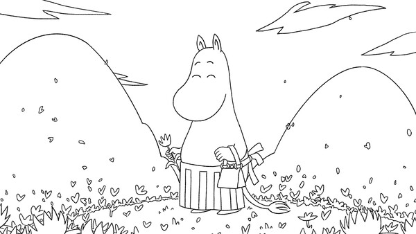 Moomintroll: Winter's Warmth - Digital coloring book