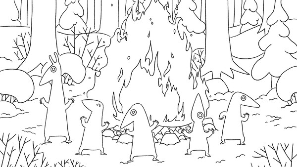 Moomintroll: Winter's Warmth - Digital coloring book