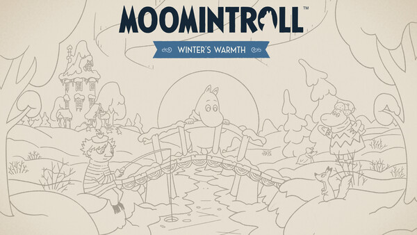 Moomintroll: Winter's Warmth - Digital coloring book