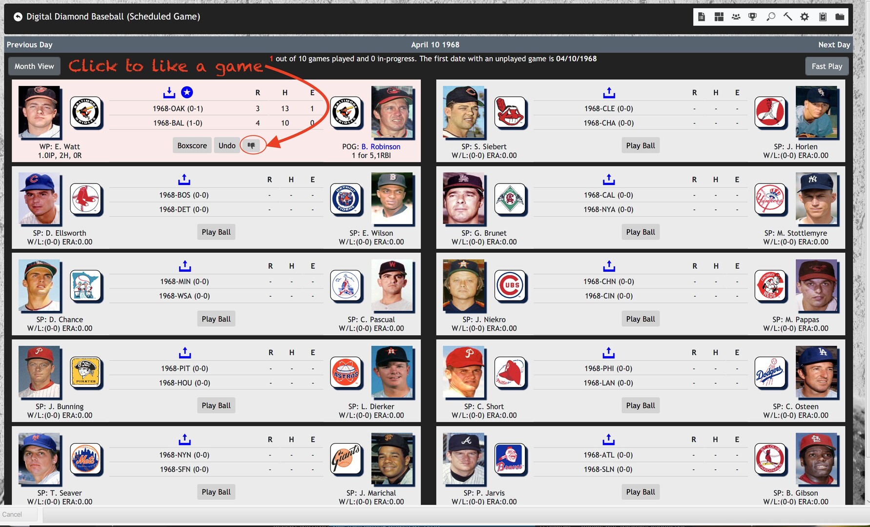 Digital Diamond Baseball V14 Featured Screenshot #1