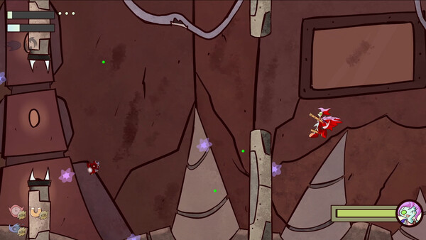 Screenshot of Magnus gameplay showing in-action mechanics