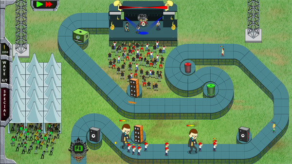 Rock 'N' Roll Defense screenshot 1