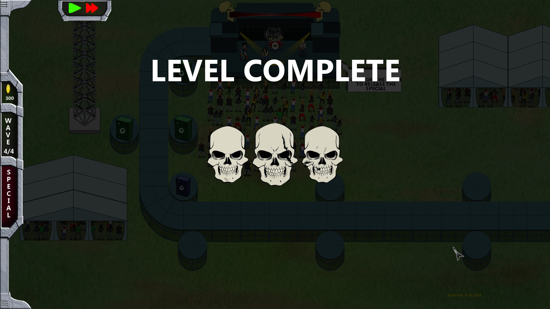 Rock 'N' Roll Defense gameplay screenshot 3