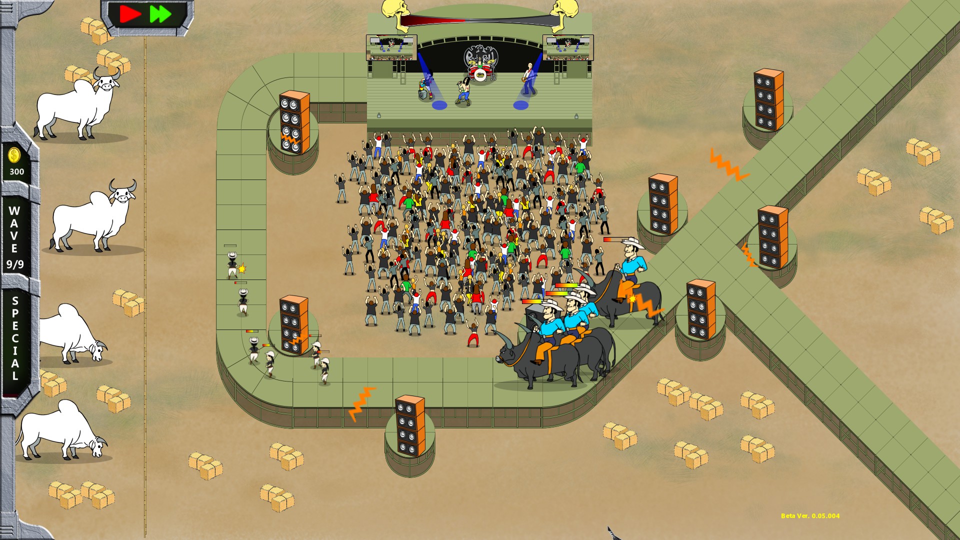 Rock 'N' Roll Defense gameplay screenshot 4