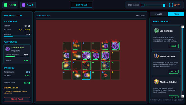 Скриншот 4 из игры ExoFlora: First Seeds