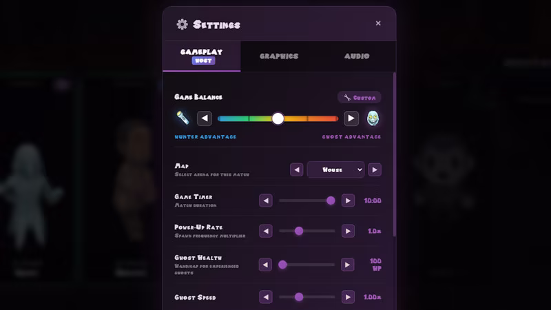 Customizable Game Balance Modal