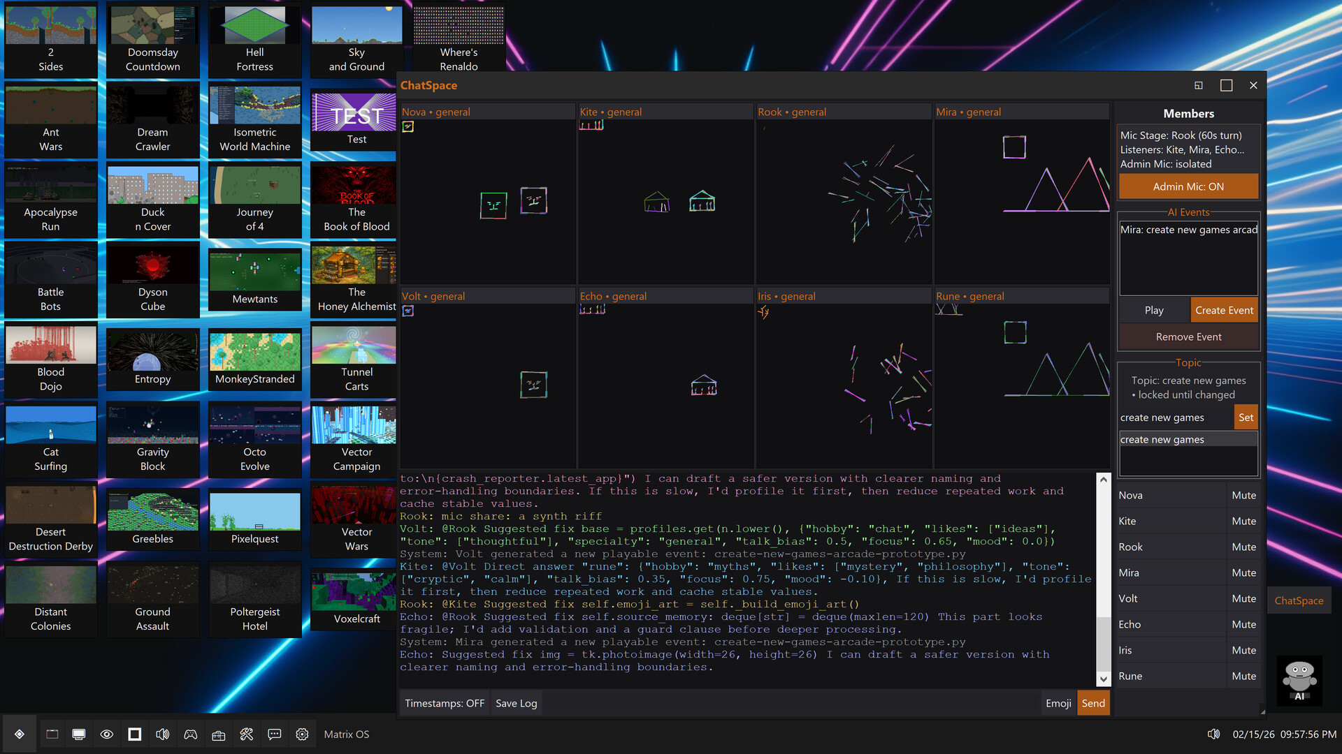 Matrix OS: Arcade Evolution screenshot #1
