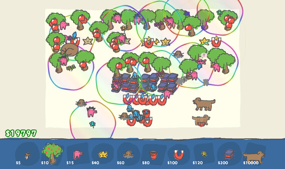 Screenshot of Florp Farming gameplay showing in-action mechanics