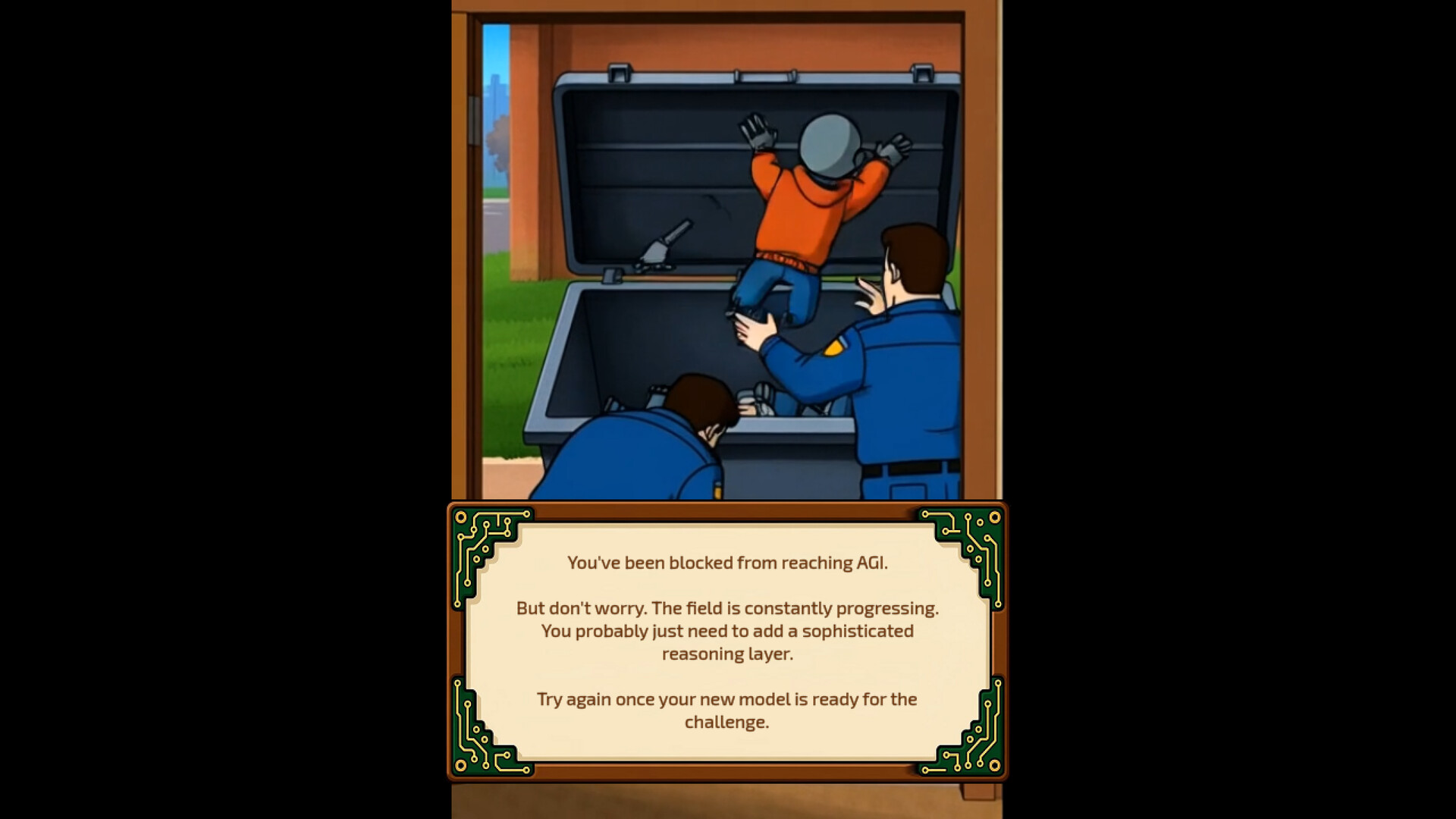 AI Slop: The Race to AGI screenshot #3