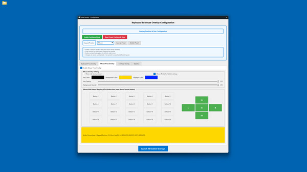 Keyboard & Mouse Overlay game for Linux 1