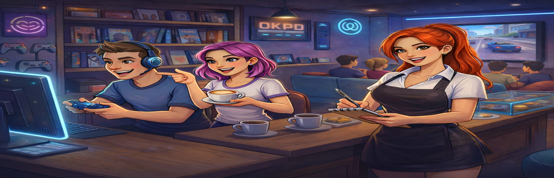 Console Cafe Simulator