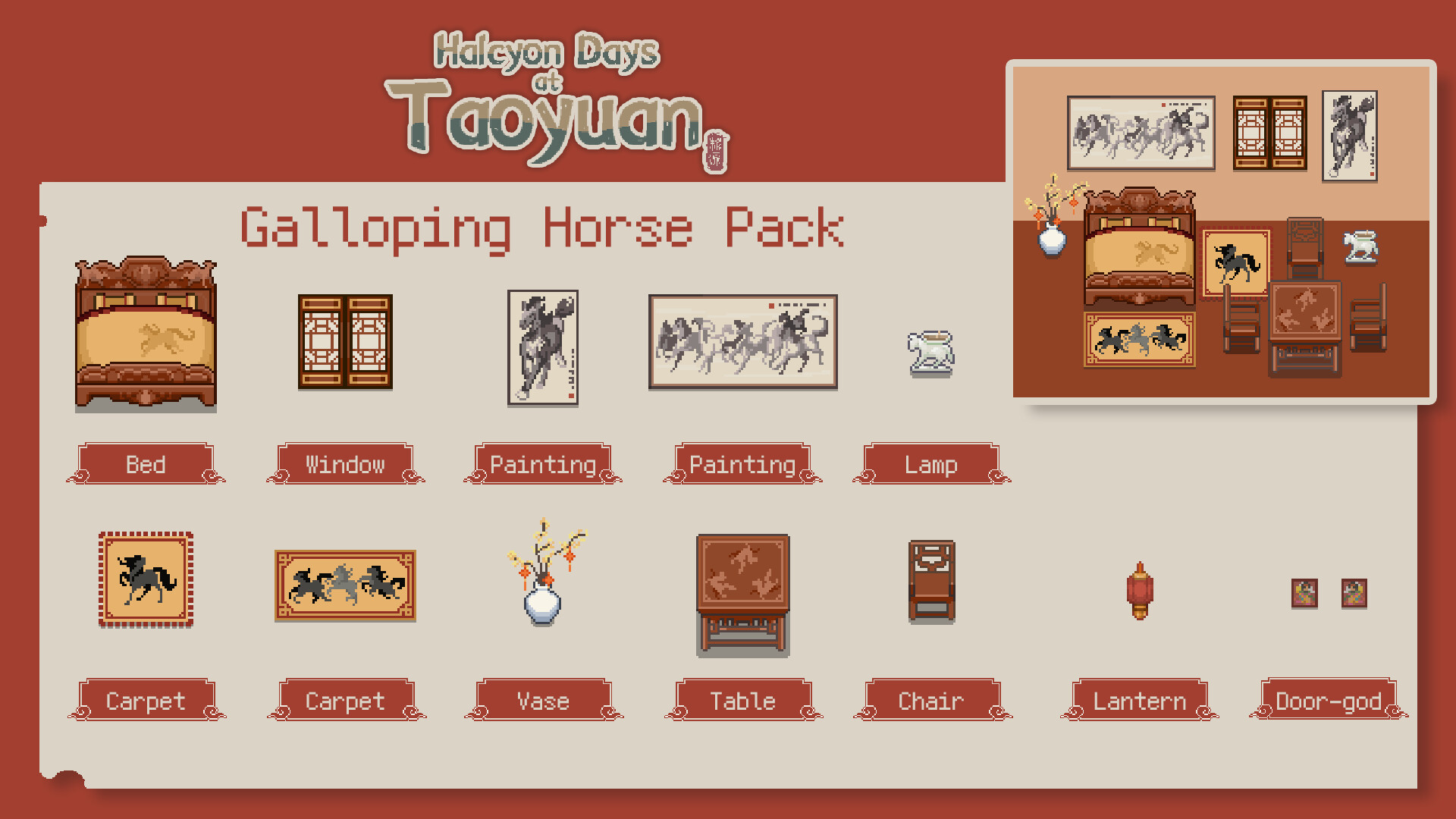 Halcyon Days at Taoyuan - Galloping Horse Pack Featured Screenshot #1