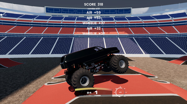 Скриншот 1 из игры Bounty Monster Trucks