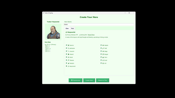 Screenshot of Gods of Angling