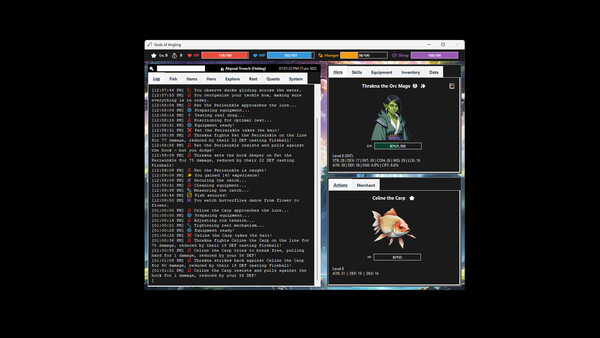 Screenshot of Gods of Angling