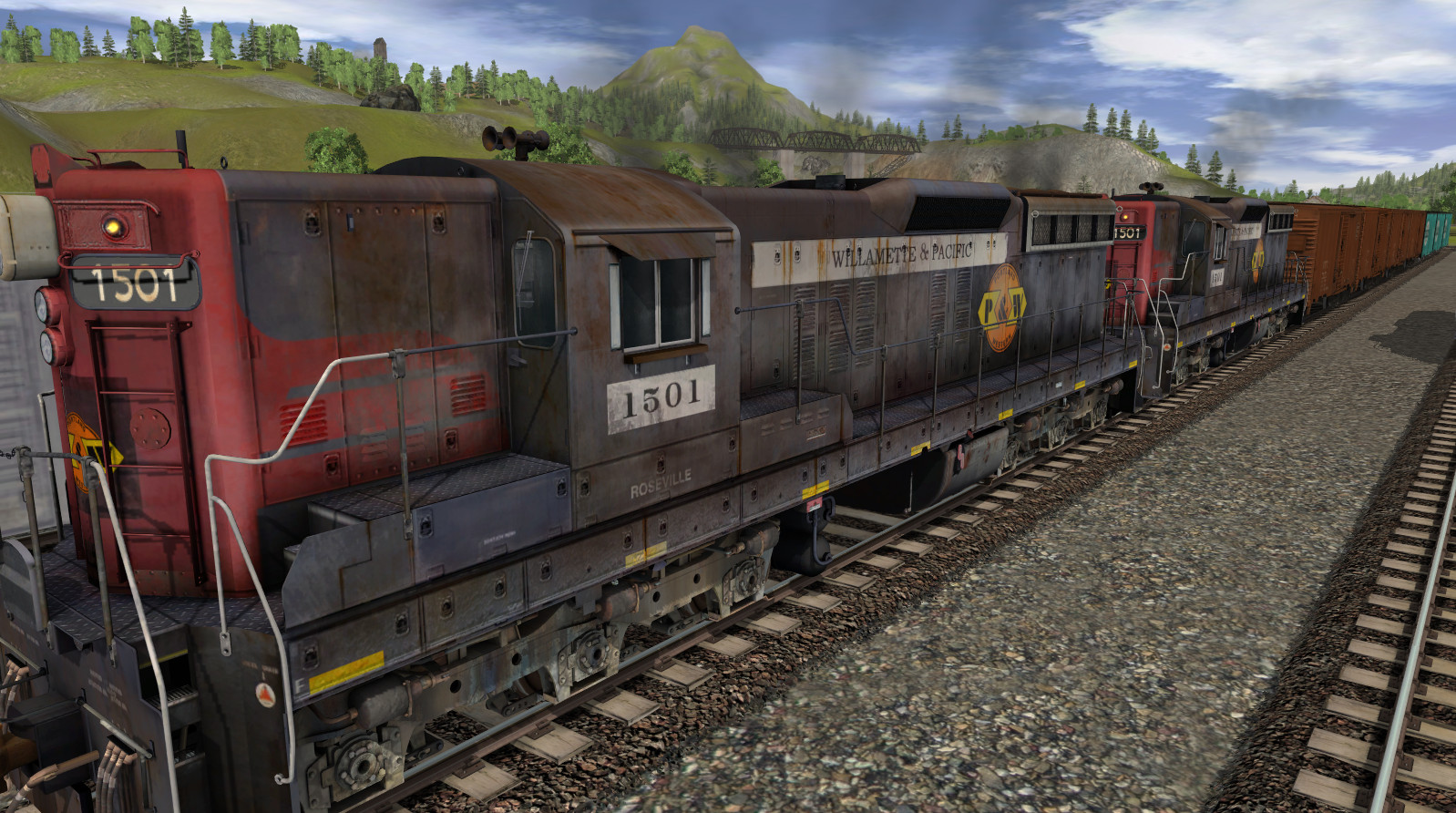 TANE DLC: Willamette & Pacific SD7 #1501 Featured Screenshot #1