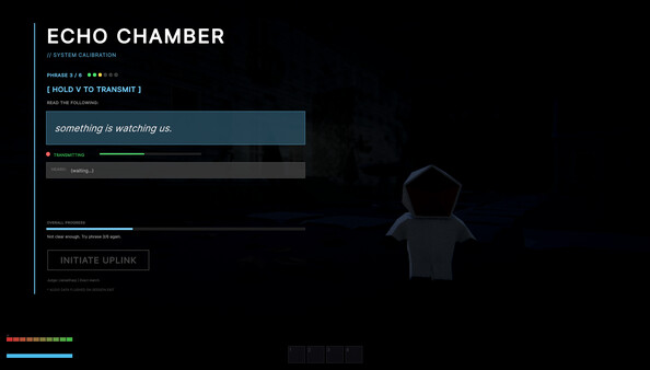 Screenshot of False Positive gameplay showing in-action mechanics