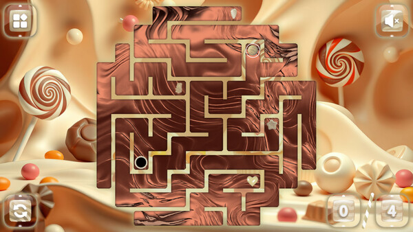 Sweetie Candy Maze: White Chocolate game for windows Pc 1
