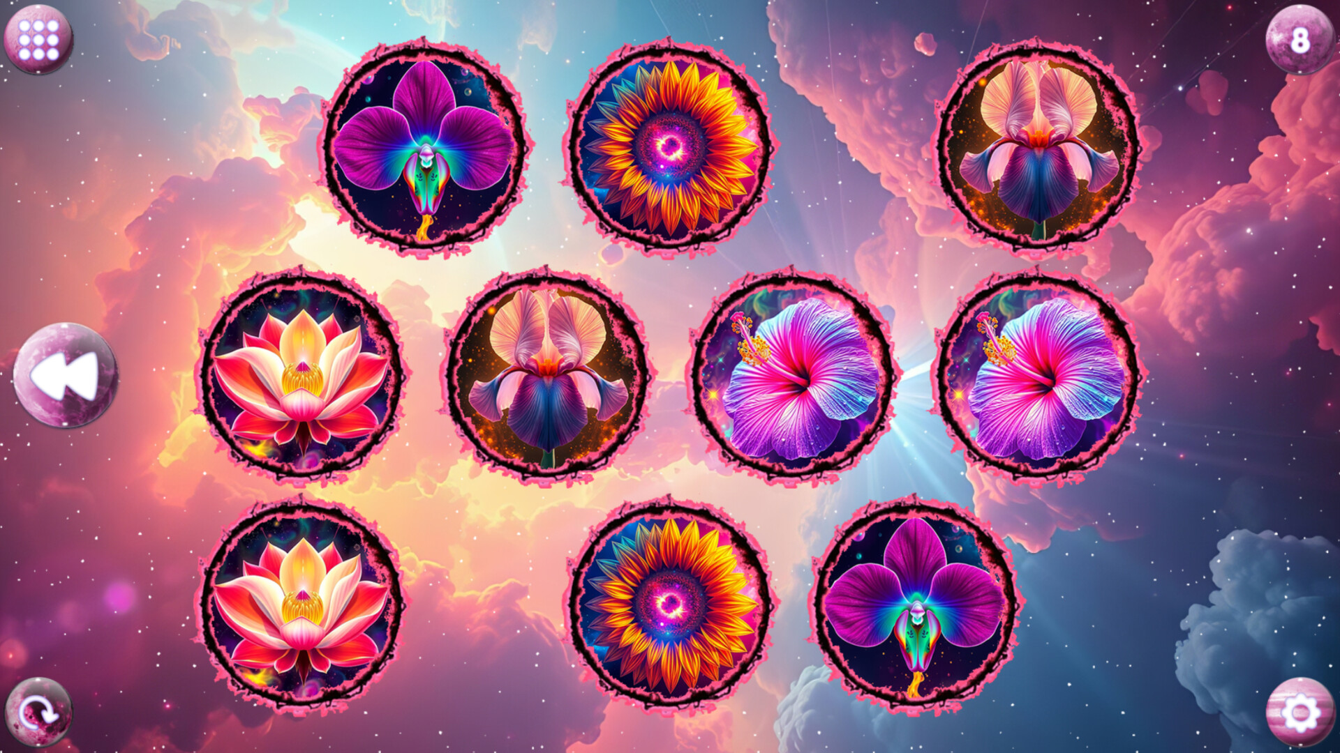Space Memory: Flowers screenshot #4