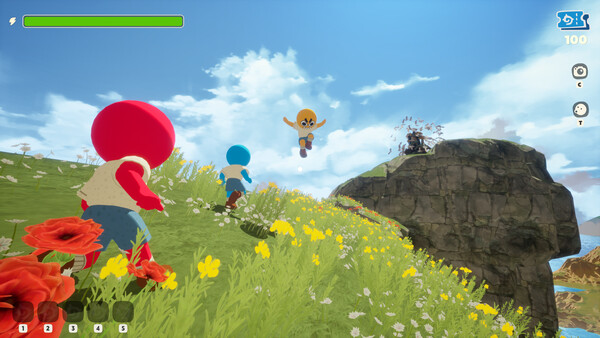 Screenshot of Peak Top gameplay showing in-action mechanics