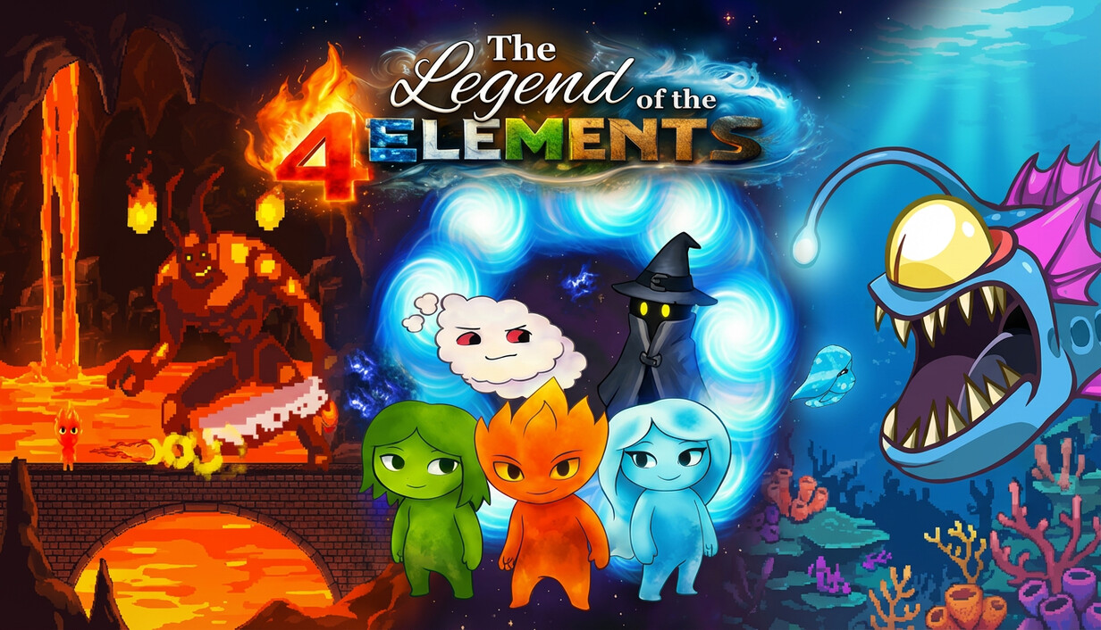 The Legend of the 4 Elements cover art