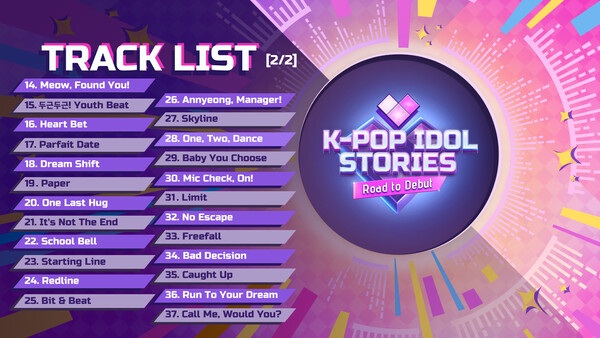 K-pop Idol Stories: Road to Debut Soundtrack screenshot 2