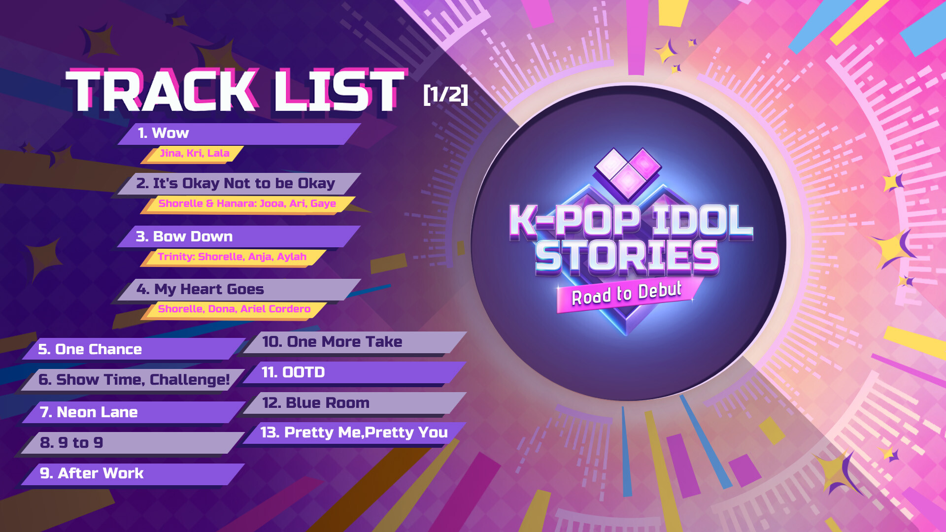 K-pop Idol Stories: Road to Debut Soundtrack Featured Screenshot #1