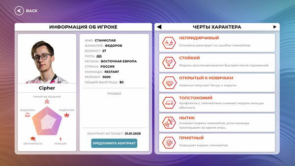 Скриншот 3 из игры Cybersport Manager