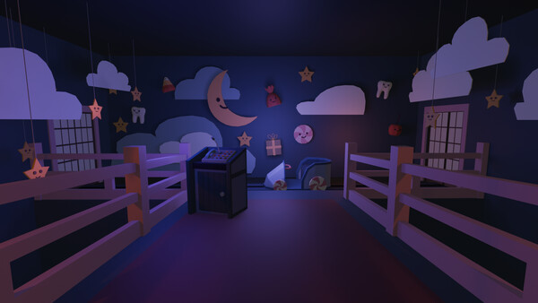 Screenshot of Dark Ride: Sweet Dreams gameplay showing in-action mechanics
