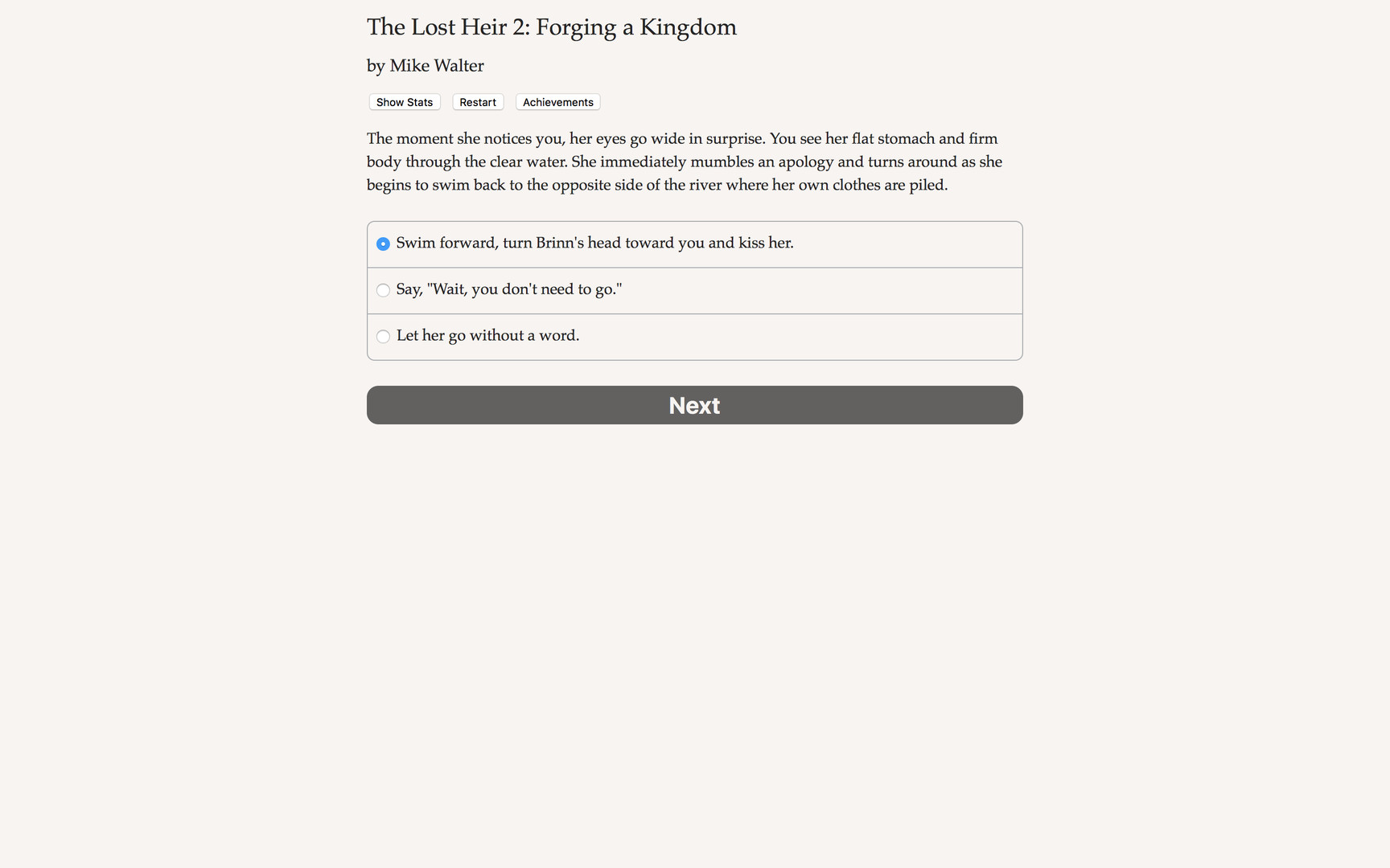 #1. The Lost Heir 2: Forging a Kingdom (Steam) 由: Hosted Games