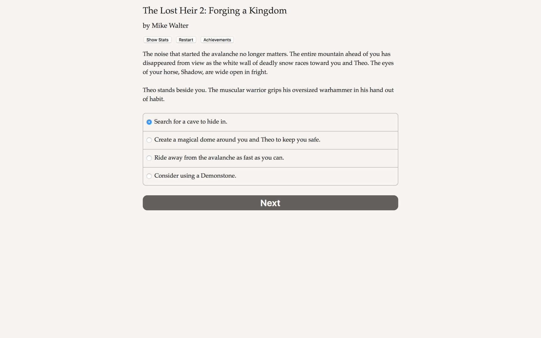 #2. The Lost Heir 2: Forging a Kingdom (Steam) 由: Hosted Games