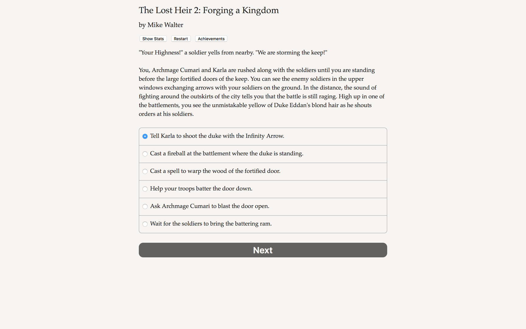 #5. The Lost Heir 2: Forging a Kingdom (Steam) 由: Hosted Games