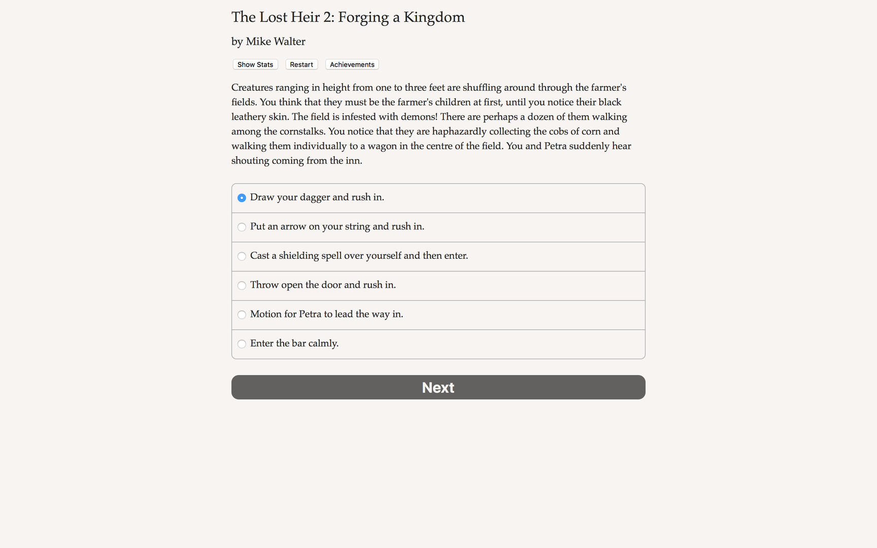 #4. The Lost Heir 2: Forging a Kingdom (Steam) 由: Hosted Games