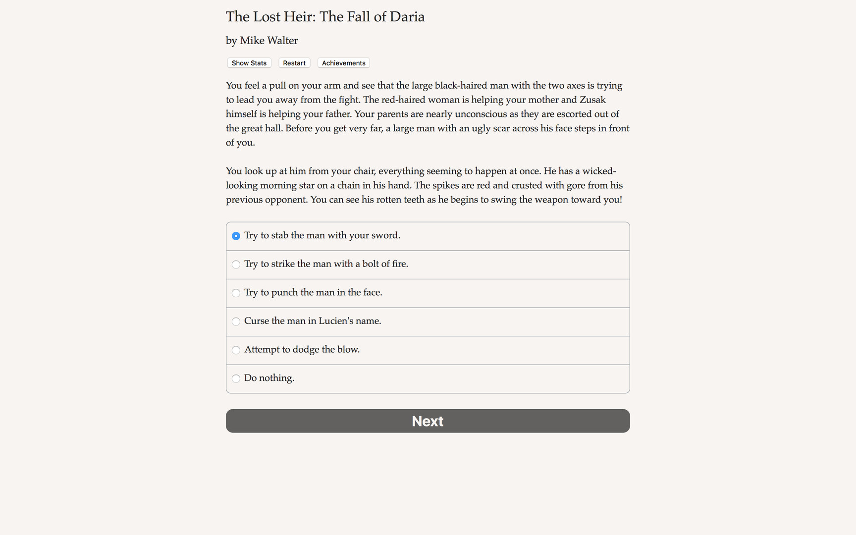 The Lost Heir: The Fall of Daria screenshot #2