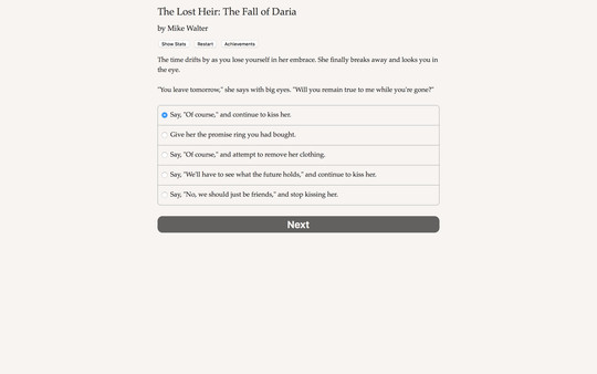 The Lost Heir: The Fall of Daria
