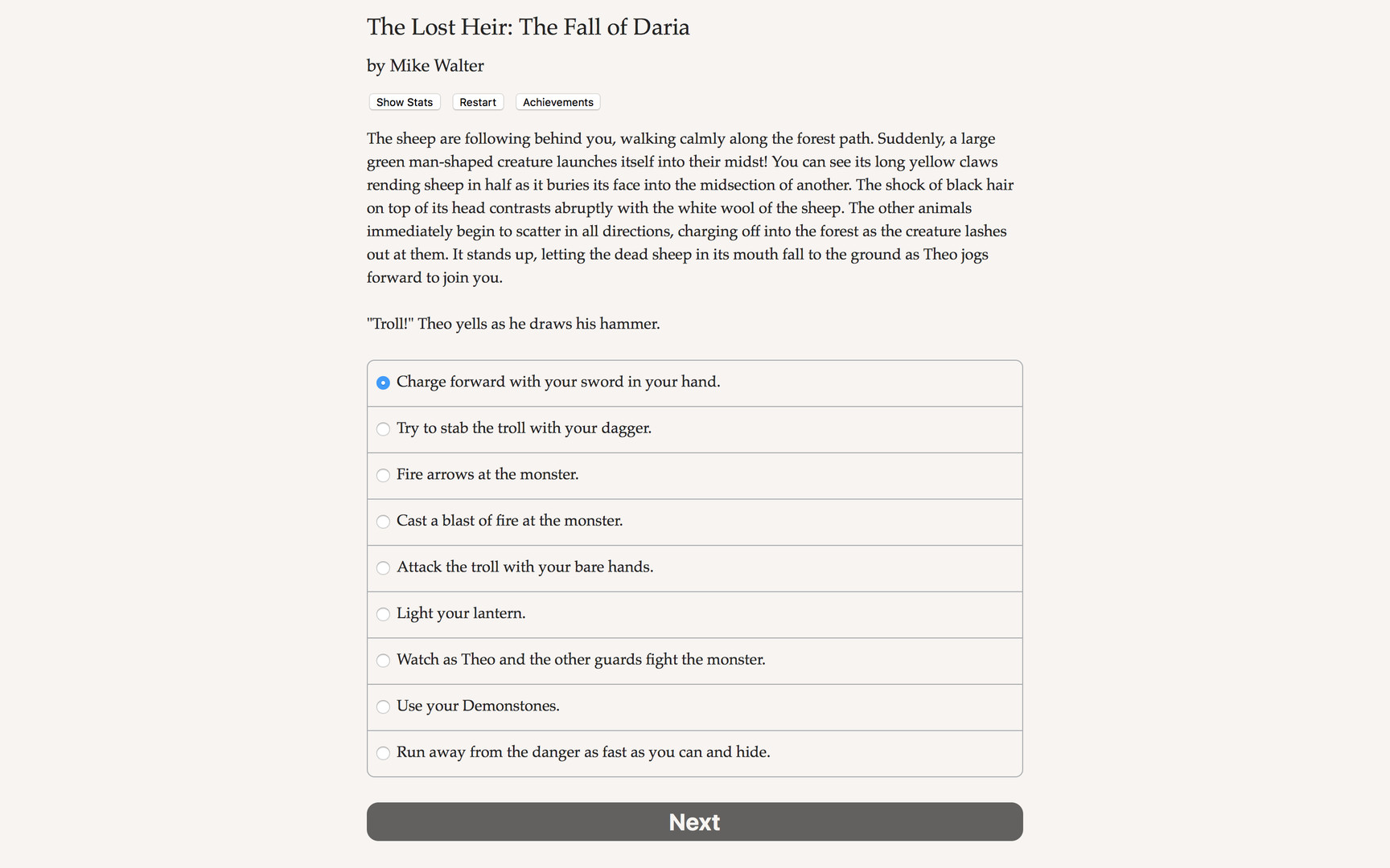The Lost Heir: The Fall of Daria screenshot #4