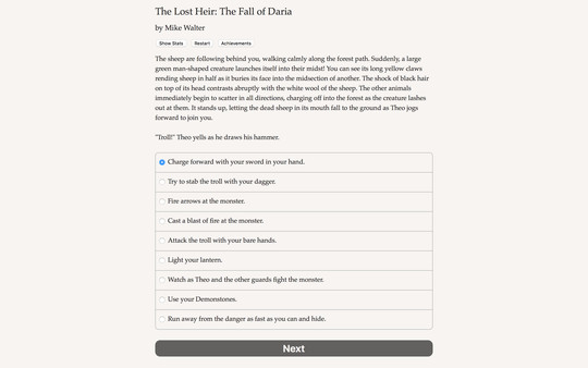 The Lost Heir: The Fall of Daria